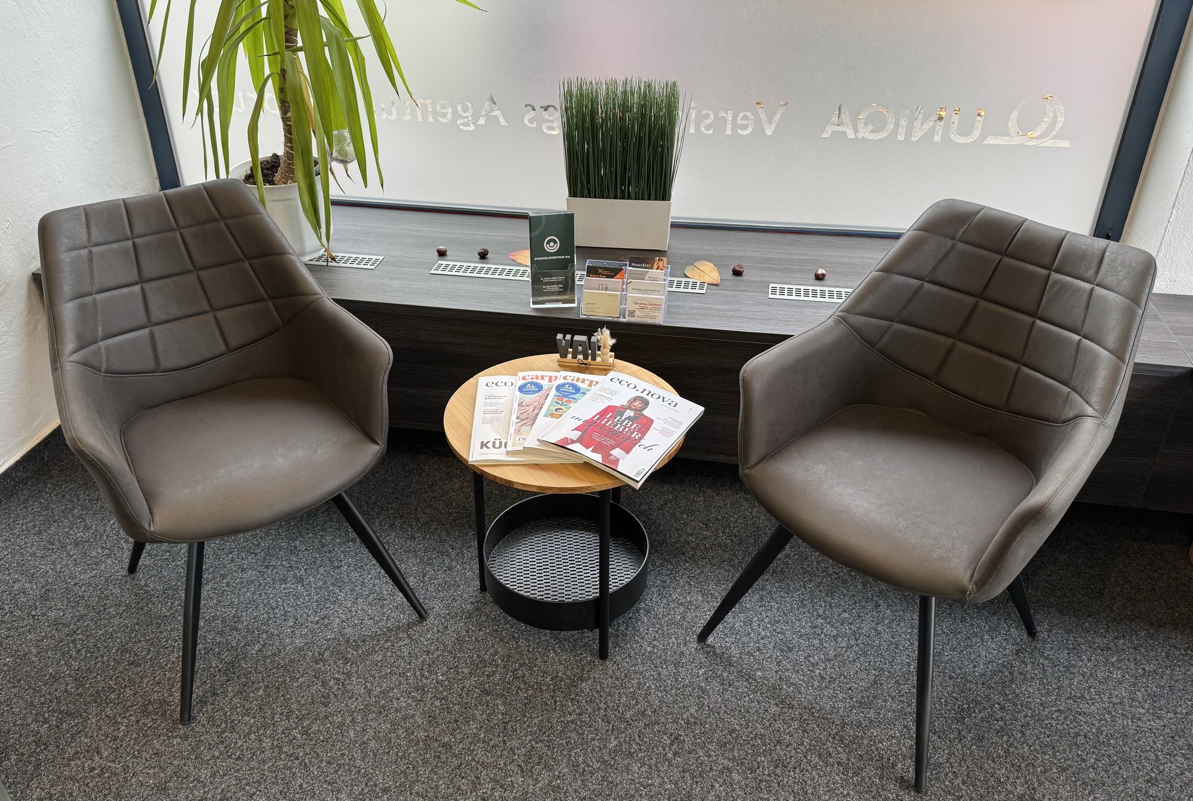 Das Büo der Generalagentur von innen.